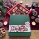 16 Bölmeli Bonbon Çikolata Kutusu-Yılbaşı Şeritli Kardan Adam 16 Bölmeli Bonbon Çikolata Kutusu-Yılbaşı Şeritli Kardan Adam