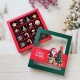 16 Bölmeli Pencereli Bonbon Çikolata Kutusu-Yılbaşı Şeritli Noel Baba 16 Bölmeli Pencereli Bonbon Çikolata Kutusu-Yılbaşı Şeritli Noel Baba