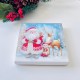 16 Bölmeli Simli Bonbon Çikolata Kutusu-(Kurşun Asker-Noel Baba)