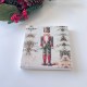 16 Bölmeli Simli Bonbon Çikolata Kutusu-(Kurşun Asker-Noel Baba)
