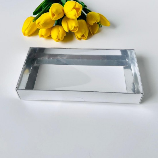 10x20x3 Asetat Kapaklı Kurabiye Kutusu 10x20x3 Asetat Kapaklı Kurabiye Kutusu