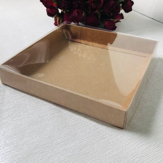 20x20x3 Asetat Kapaklı Karton Kutu