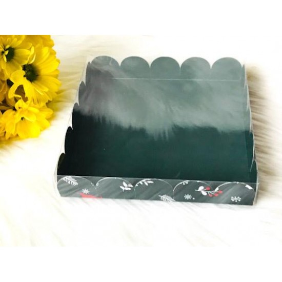 15x15x3 Asetat Kapaklı Desenli Kutu