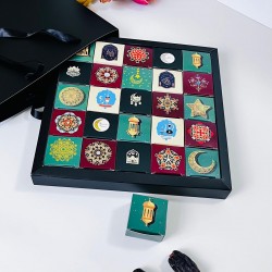 24 Gün Ramazan (24 Days-Advent Takvimi) Çikolata-Bonbon-Kurabiye-Hurma Kutusu 24 Gün Ramazan (24 Days-Advent Takvimi) Çikolata-Bonbon-Kurabiye-Hurma Kutusu