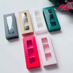 3 Bölmeli Pencereli Bonbon Çikolata Kutusu 3 Bölmeli Pencereli Bonbon Çikolata Kutusu