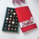28 Bölmeli Bonbon Çikolata Kutusu - Yılbaşı Şeritli Kardan Adam 28 Bölmeli Bonbon Çikolata Kutusu - Yılbaşı Şeritli Kardan Adam