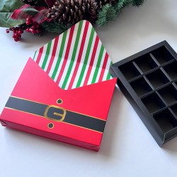 12 Bölmeli Zarf Tasarım-Yeniyıl Temalı Desen 1 12 Bölmeli Zarf Tasarım-Yeniyıl Temalı Desen 1