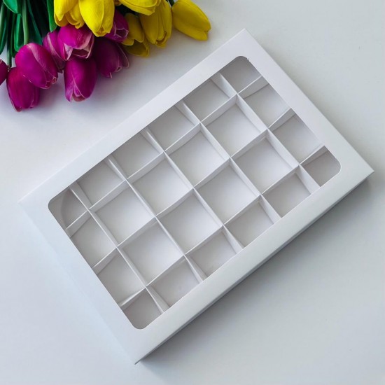 24 Bölmeli Çikolata Kurabiye Kutusu (24 days) 