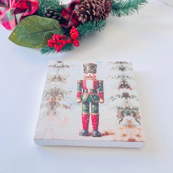 16 Bölmeli Simli Bonbon Çikolata Kutusu-Kurşun Asker