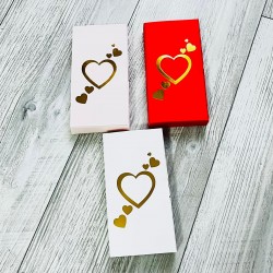 Tablet Çikolata Kutusu Gold Yaldız Love