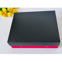 25x30x9 Karton Kutu Kırmızı-Siyah