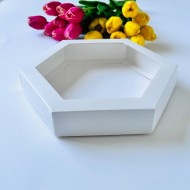 Altıgen Tasarım Asetat Pencereli Kutu