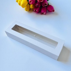 7x24x3.5 Pencereli Sürgülü Karton Kutu 