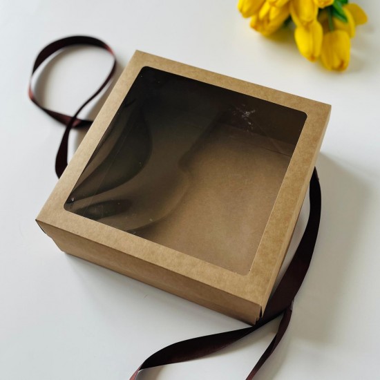 25x25x10 Pencereli Taşıma Kutusu 