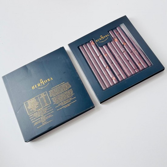 13x13x1 cm Pencereli Stick Çikolata Kutusu 13x13x1 cm Pencereli Stick Çikolata Kutusu