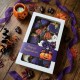 Hallowen Temalı Pencereli Kutu 18x30x2,5 cm 