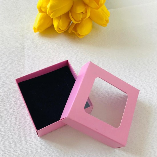 Takı Kutusu Pencereli Süngerli