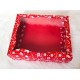 25x30x9 Pencereli Karton Kutu Yılbaşı Desen