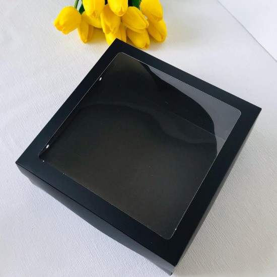 21x21x8 Pencereli Karton Kutu 