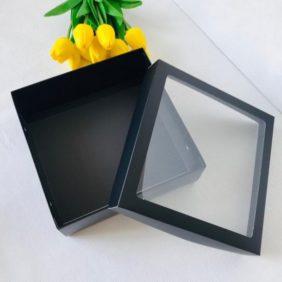 21x21x8 Pencereli Karton Kutu 