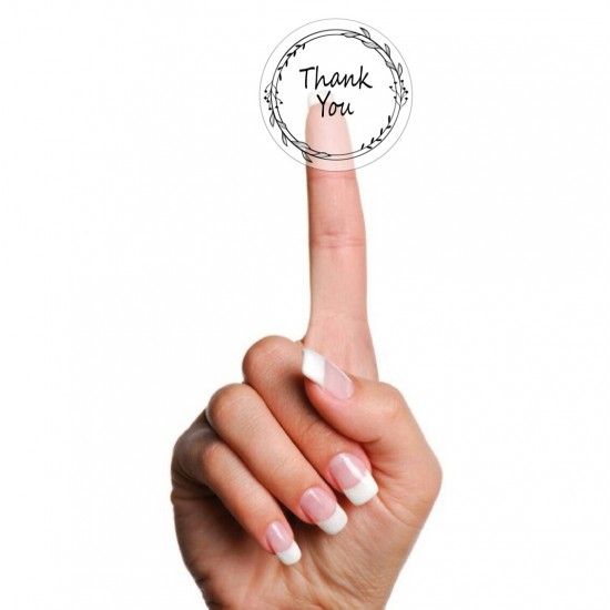 Sticker Şeffaf,Thank You