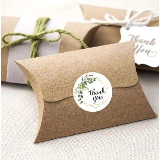 Sticker Yapışkanlı,Yeşil Thank You