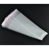 OPP Bantlı Jelatin Poşet 6x25 cm OPP Bantlı Jelatin Poşet 6x25 cm