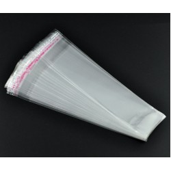 OPP Bantlı Jelatin Poşet 6x25 cm OPP Bantlı Jelatin Poşet 6x25 cm
