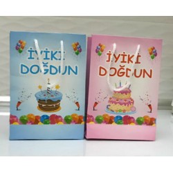 Karton Çanta (İyi ki Doğdun)-10 adet