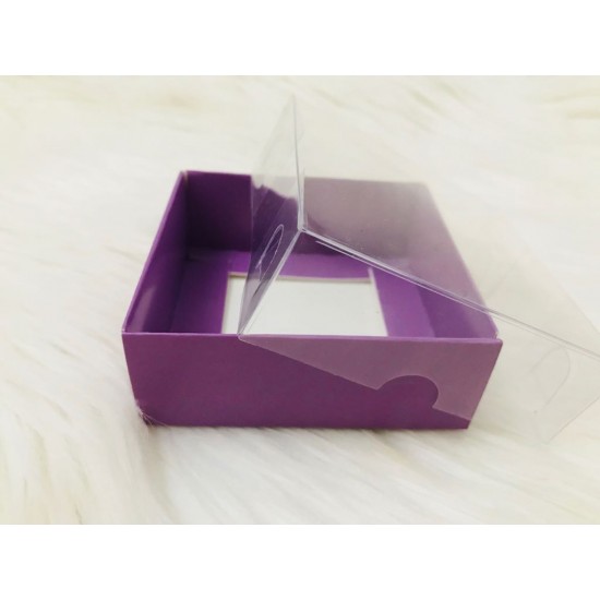 8x8x3 Asetat Kapaklı Kutu