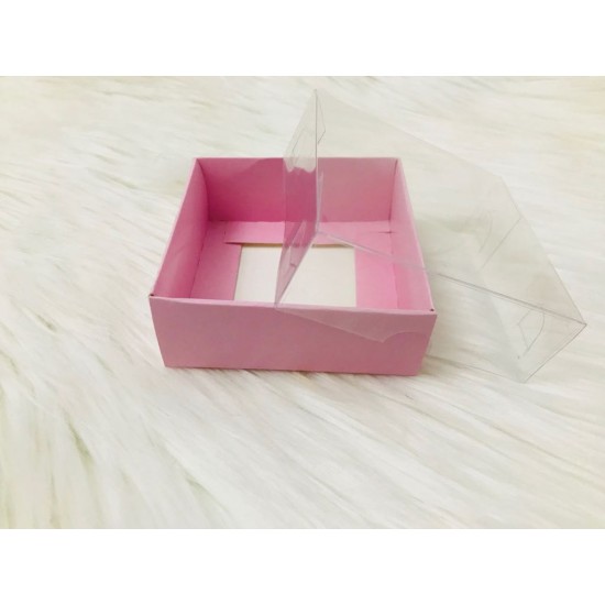 8x8x3 Asetat Kapaklı Kutu