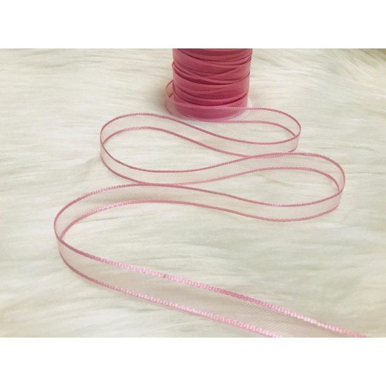 Kurdele Şifon Saten Şeritli 10 mm-10 m