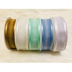 Kurdele Saten Şeritli Şifon 25 mm-20 m Kurdele Saten Şeritli Şifon 25 mm-20 m