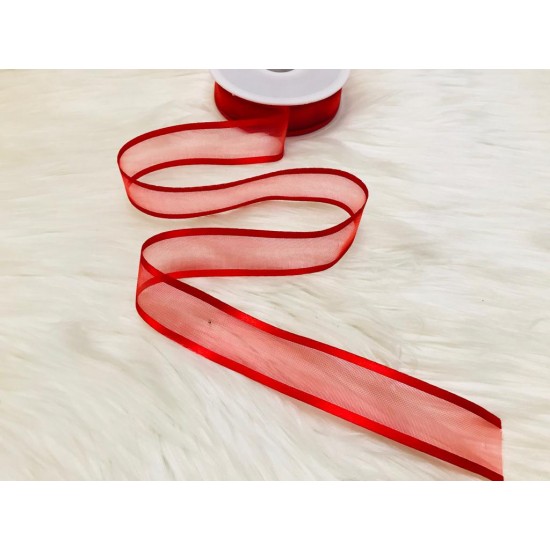 Kurdele Saten Şeritli Şifon 25 mm-20 m