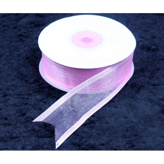 Kurdele Saten Şeritli Organze 