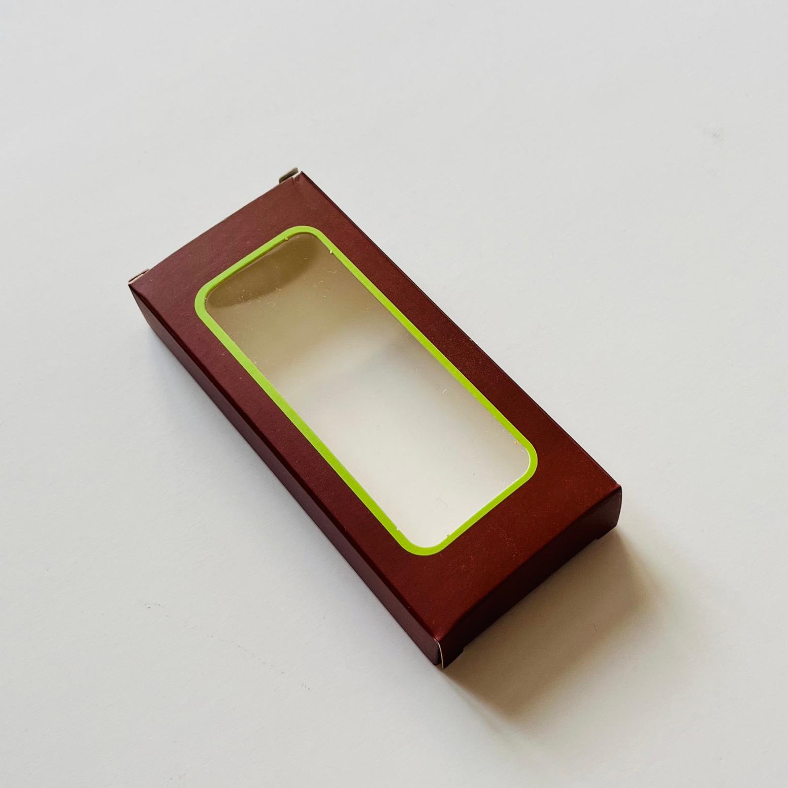 100 Adet Mini Dubai Çikolata Kutusu (5,5x12x2 cm) — galeri görseli