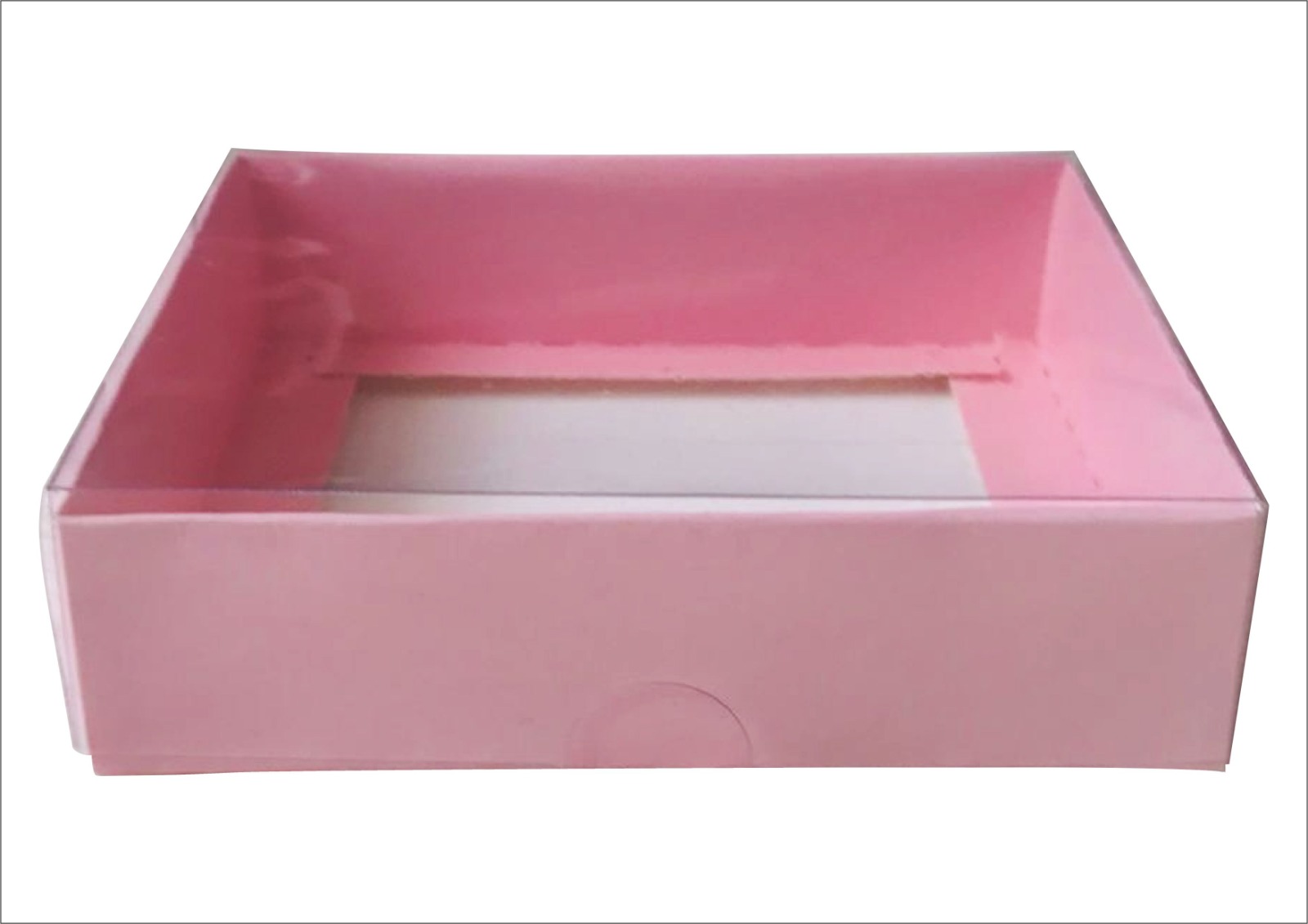 12x12x3 Asetat Kapaklı Karton Kutu — ürün görseli