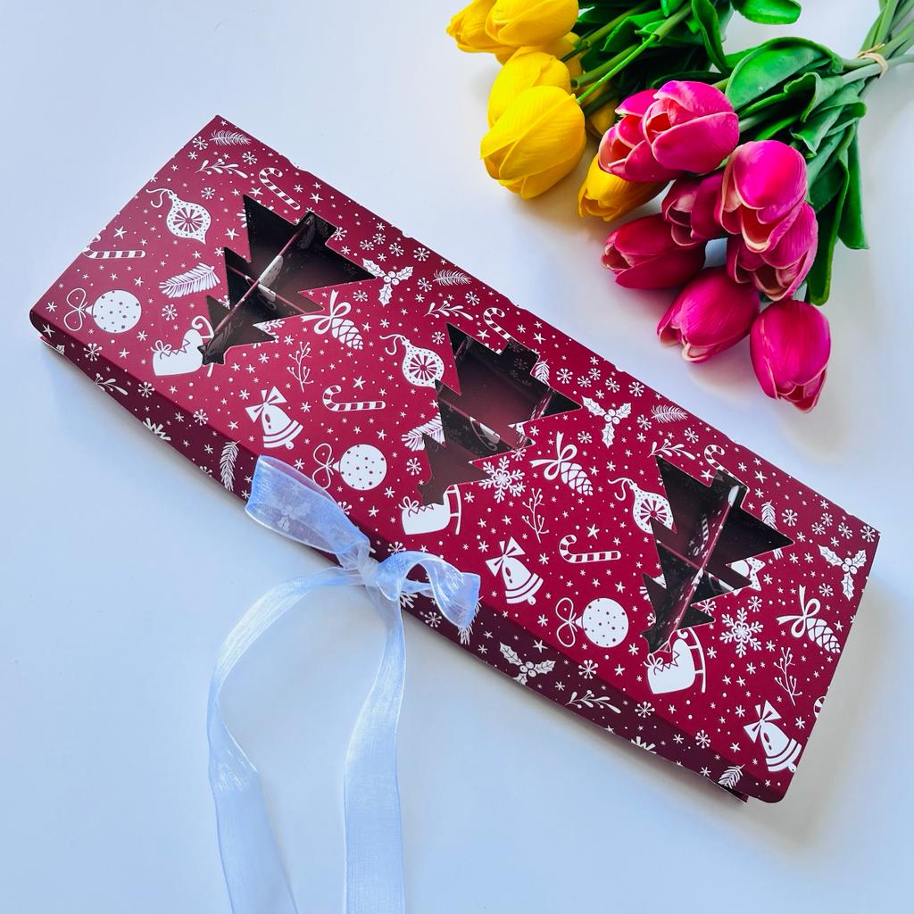 14 Bölmeli Çikolata-Bonbon Kutusu-Yılbaşı — galeri görseli