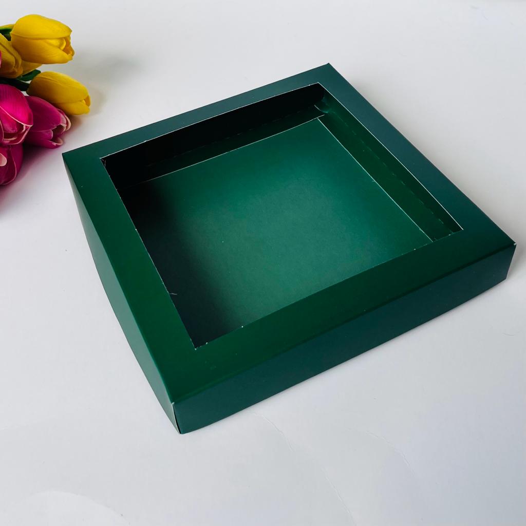 20x20x3 Pencereli Karton Kutu — galeri görseli