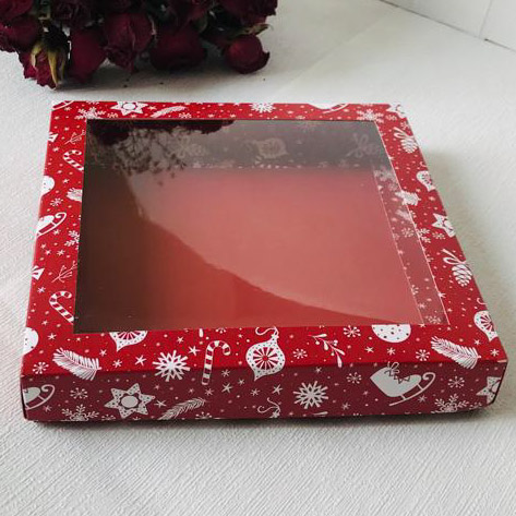 20x20x5 Pencereli Karton Kutu — galeri görseli