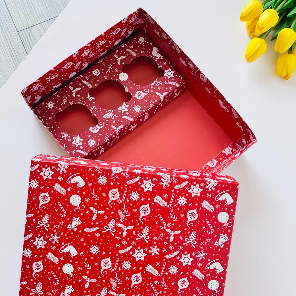 25x30x9 Karton Kutu-Cupcake,Pinyata Kutusu — galeri görseli