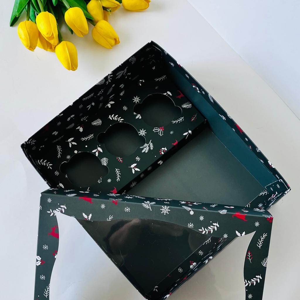 25x30x9 Pencereli Kutu-Cupcake,Pinyata Kutusu — galeri görseli