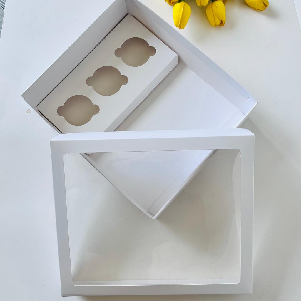 25x30x9 Pencereli Kutu-Cupcake,Pinyata Kutusu — galeri görseli