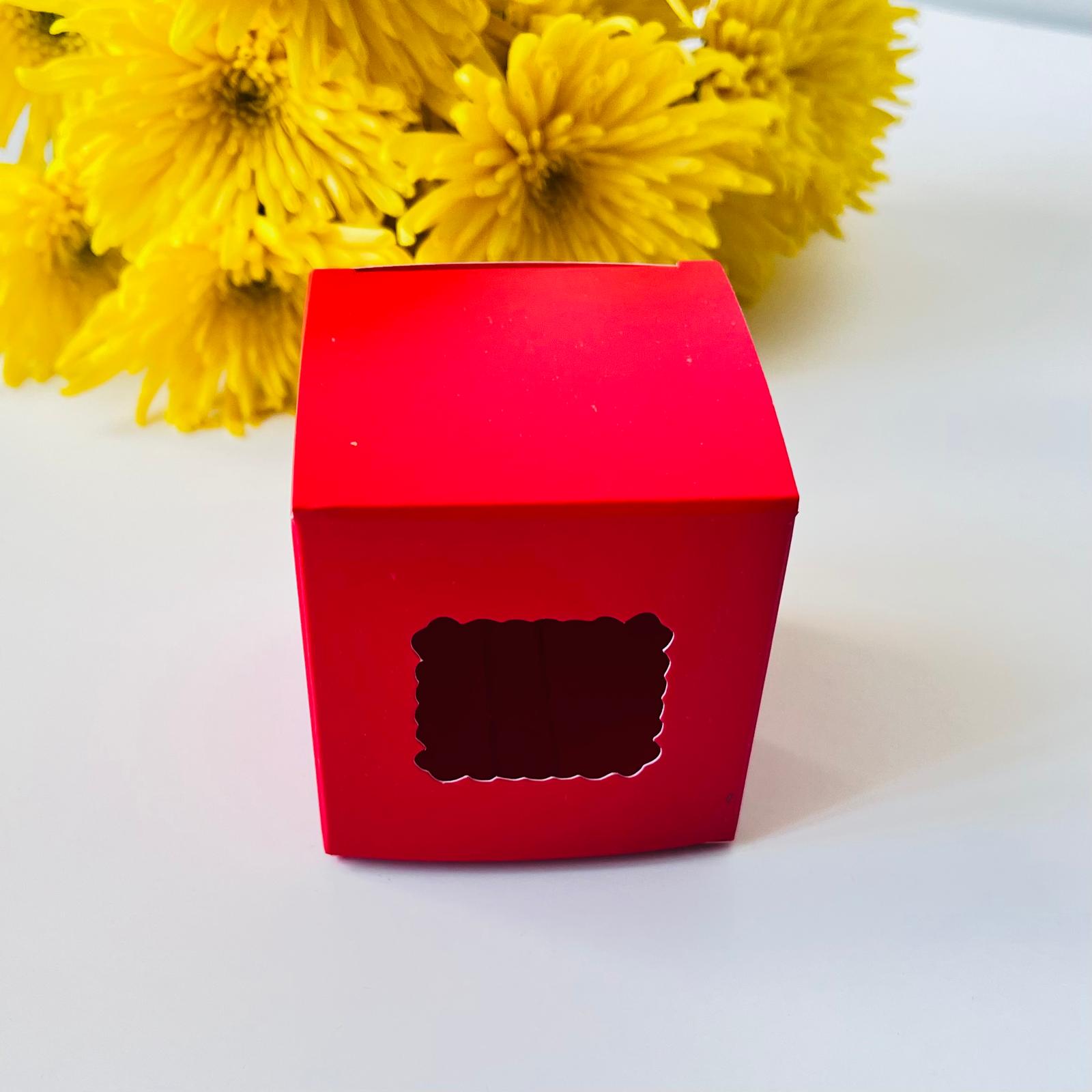 6x6x6 Pencereli Karton Kutu — galeri görseli