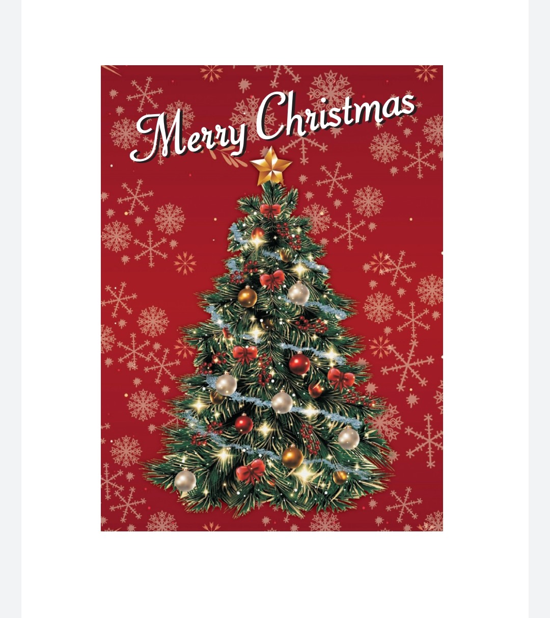 Etiket,Merry Christmas Çam Ağacı — ürün görseli