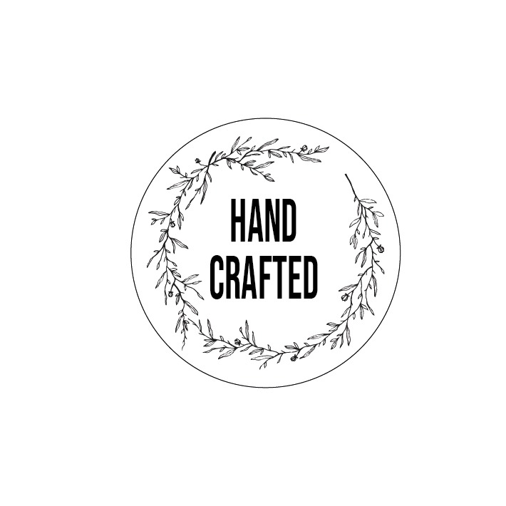 Sticker Şeffaf,Hand Crafted — galeri görseli