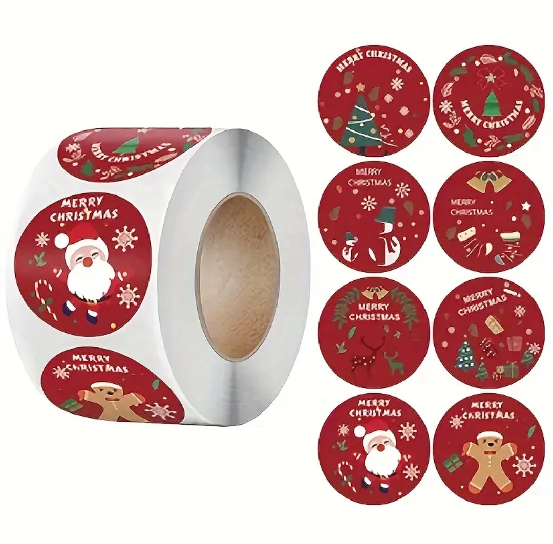 Sticker Yapışkanlı,Noel Karışık Desen — ürün görseli