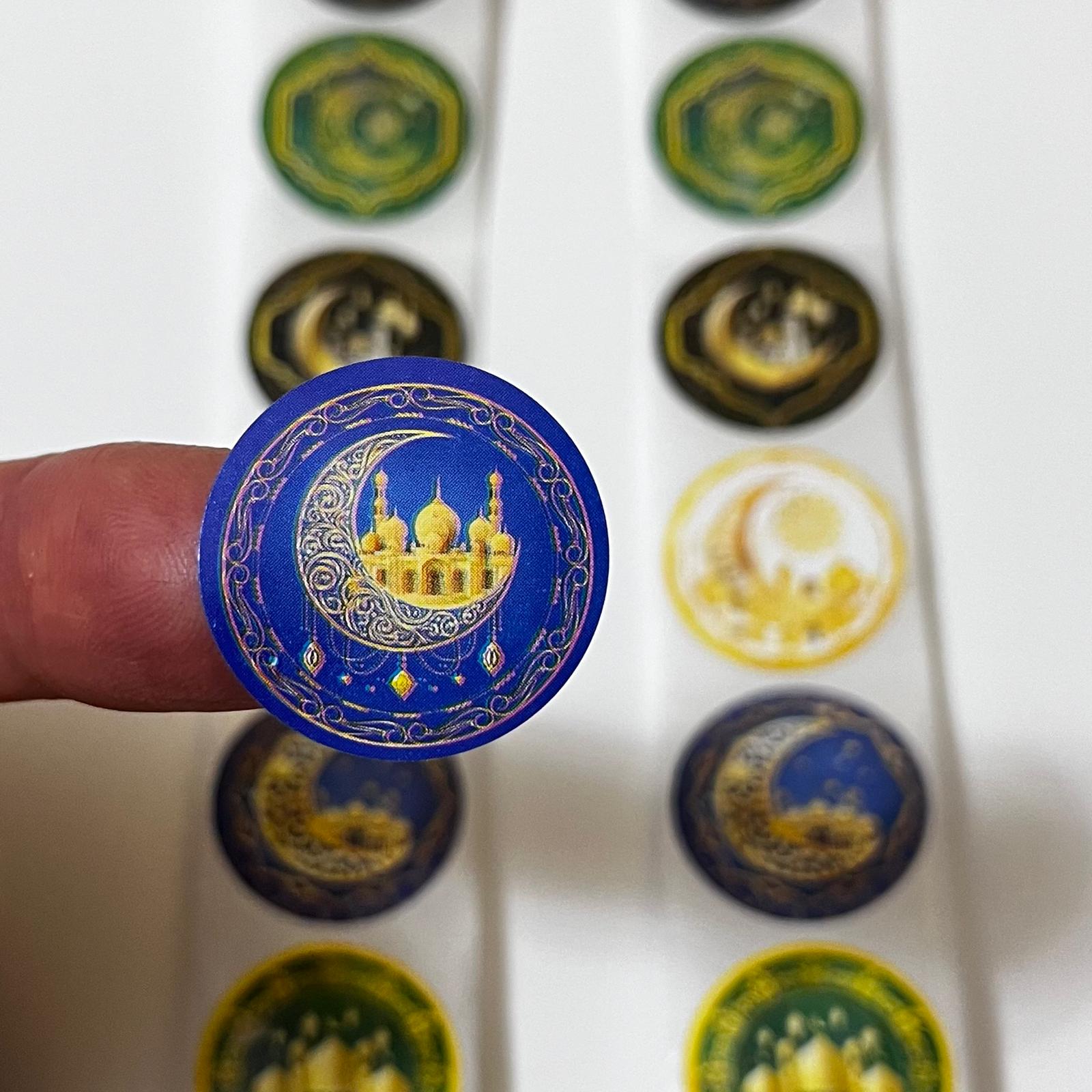 Sticker Yapışkanlı,Ramazan Temalı Karışık Desen — ürün görseli