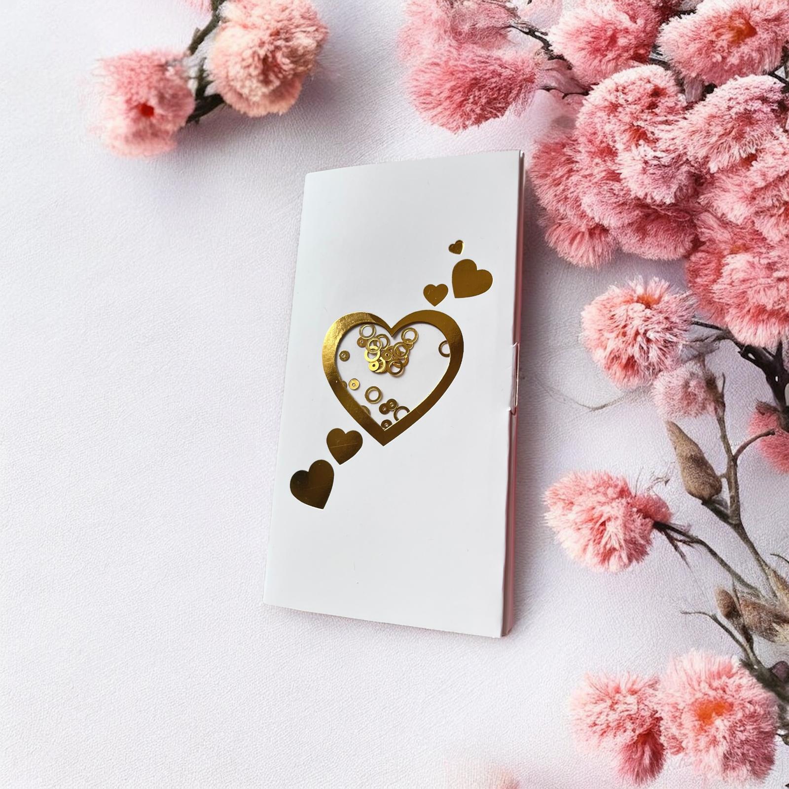 Tablet Çikolata Kutusu Gold Yaldız Love — galeri görseli