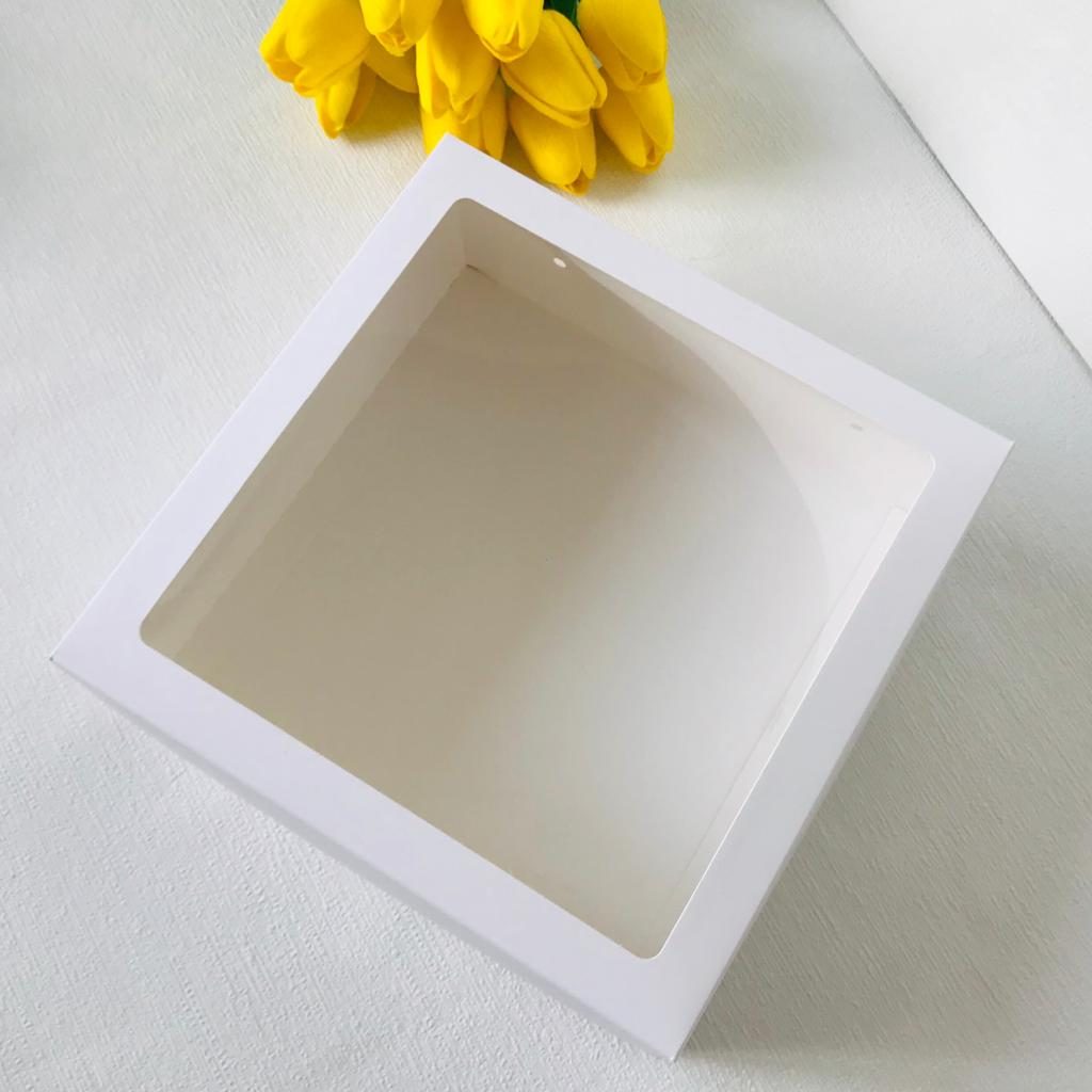 21x21x8 Pencereli Karton Kutu — ürün görseli